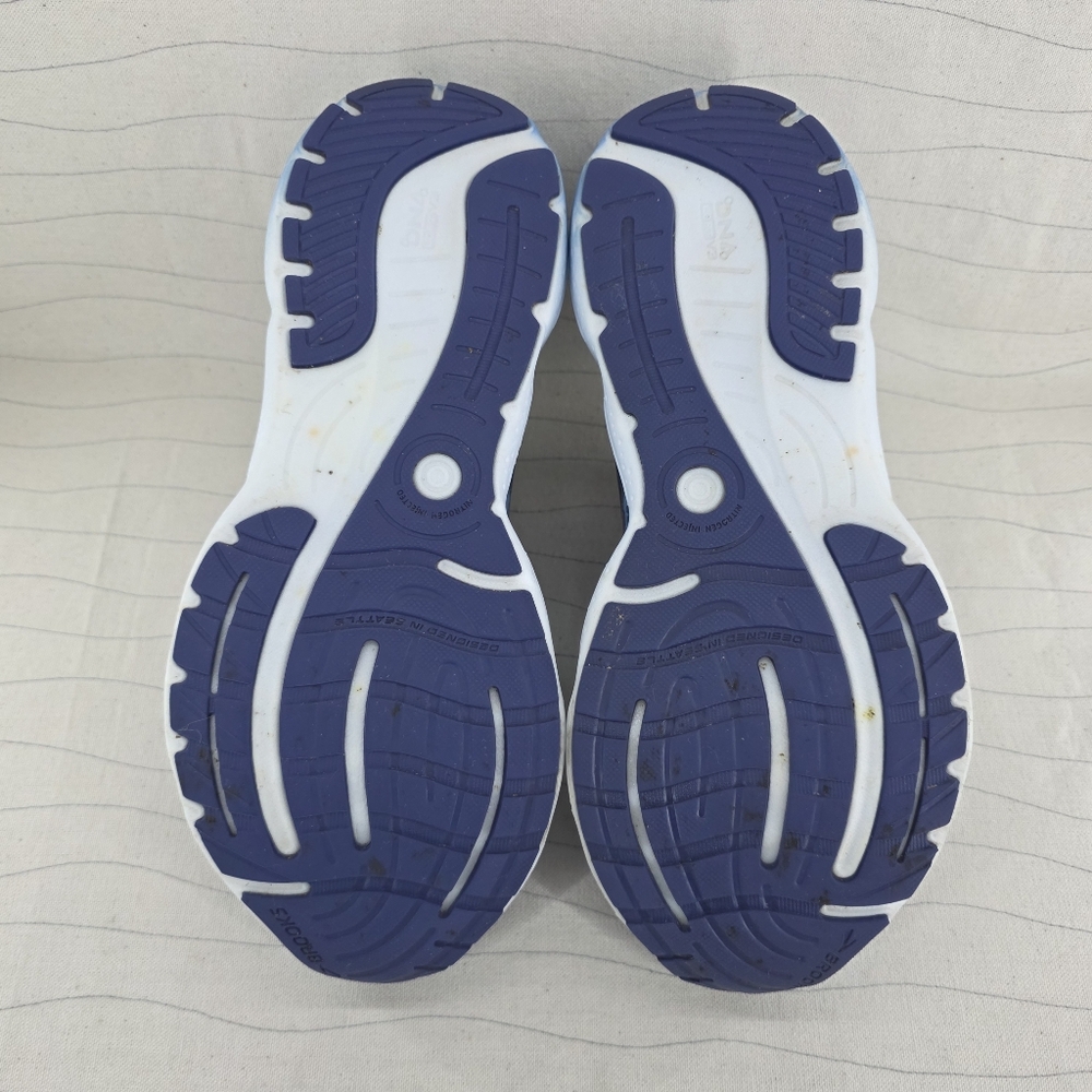 Brooks Womens Glycerin 20 Blue Running Sneakers Shoes 1203691B478 Sz 10.5 B - Picture 10 of 13